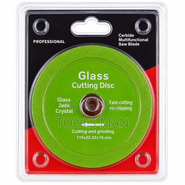 Glass Cutting Disc 115mm X 22.23x 15mm Diamond Crystal Tiles- 4.5 Inch