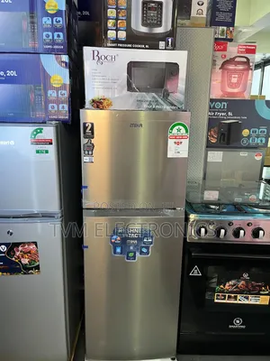MIKA FRIDGE MRDCD138XLB(MRDCD75XLB) 138L, 2 Door Inox Line Brush