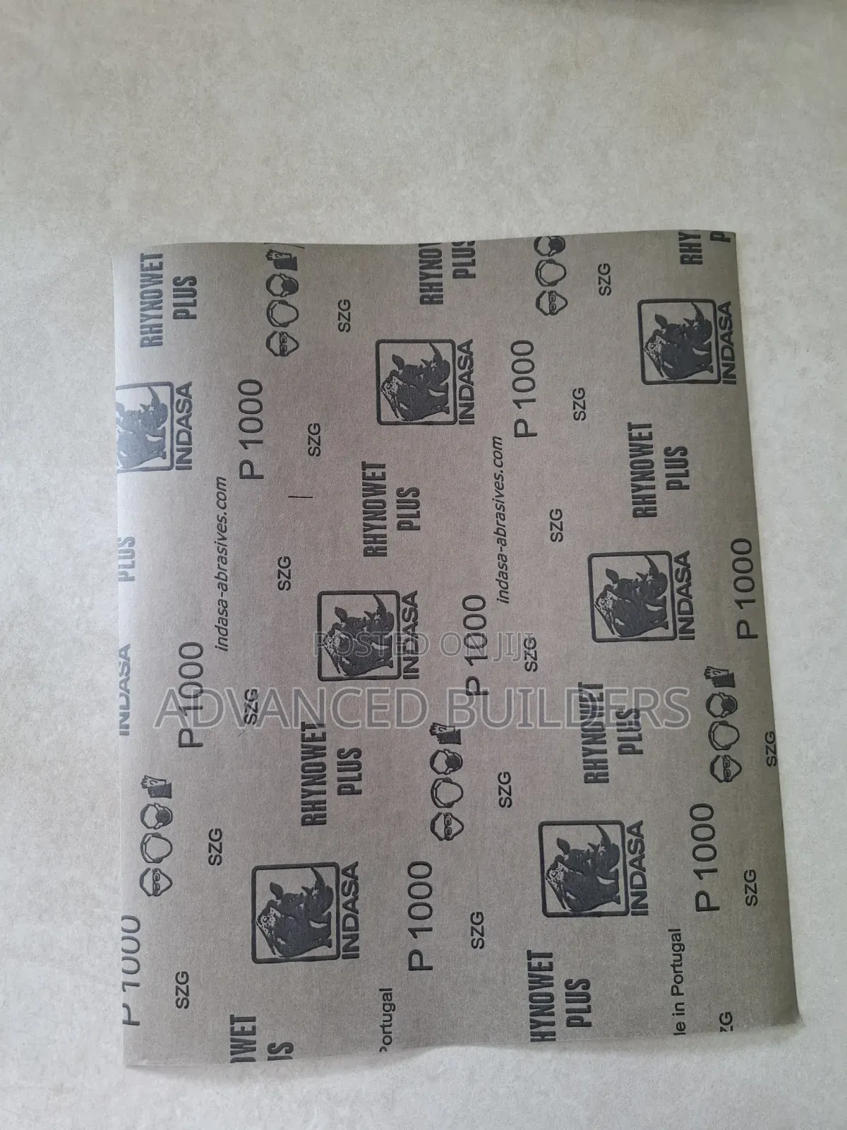 Sandpaper P1000 Auto Fine Fissured