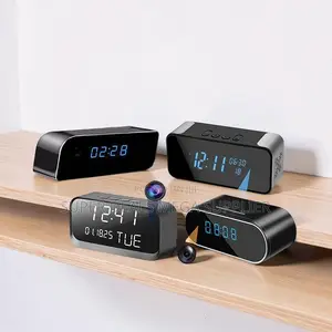 Baby Monitor Ultra HD WiFi Alarm Table Clock Hidden Spy Camera