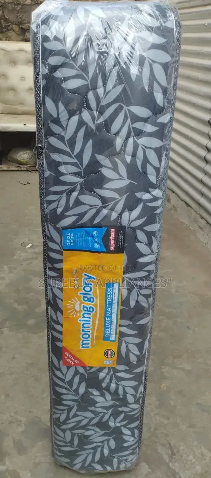 4 by 6 8 Quilted High-Density Morning Glory Mattress