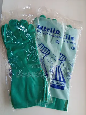 Heavy Duty Nitrile Gloves - Size 10