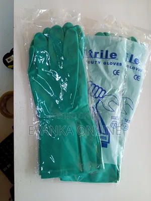 Heavy Duty Nitrile Gloves - Size 10