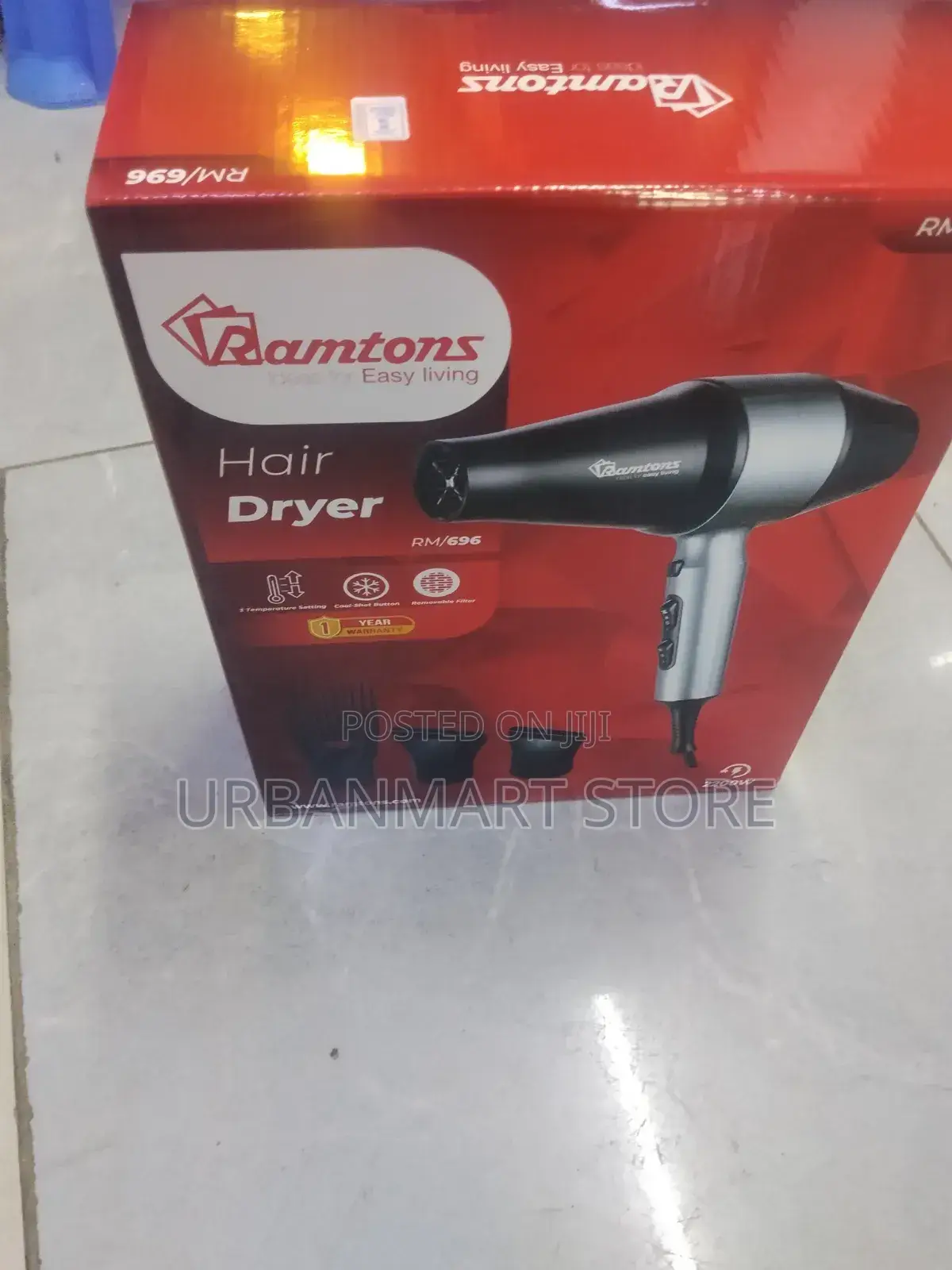 Ramtons Hair Dryer With Powerful Airflow