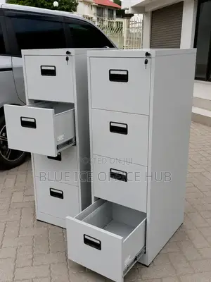 4 Drawer Metal Filing Cabinet -Strong Secure