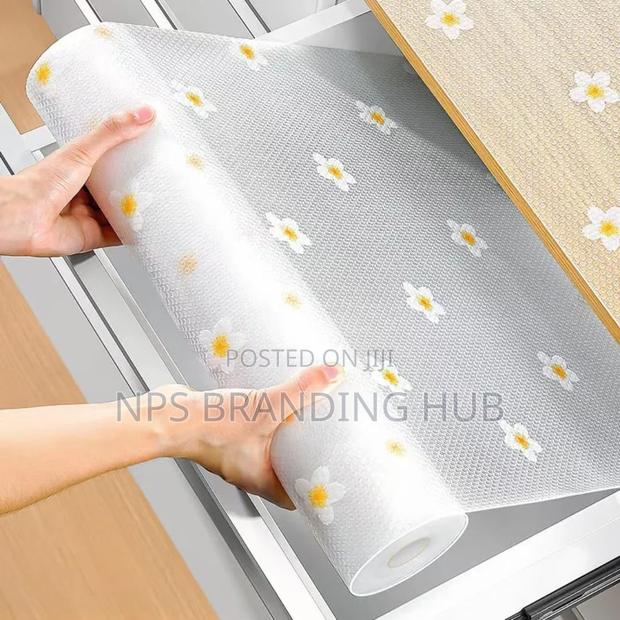 Kitchen Drawer Liners Oil Proof Moisture Cupboard Shelf Liner mat(el.b - thumbnail 8
