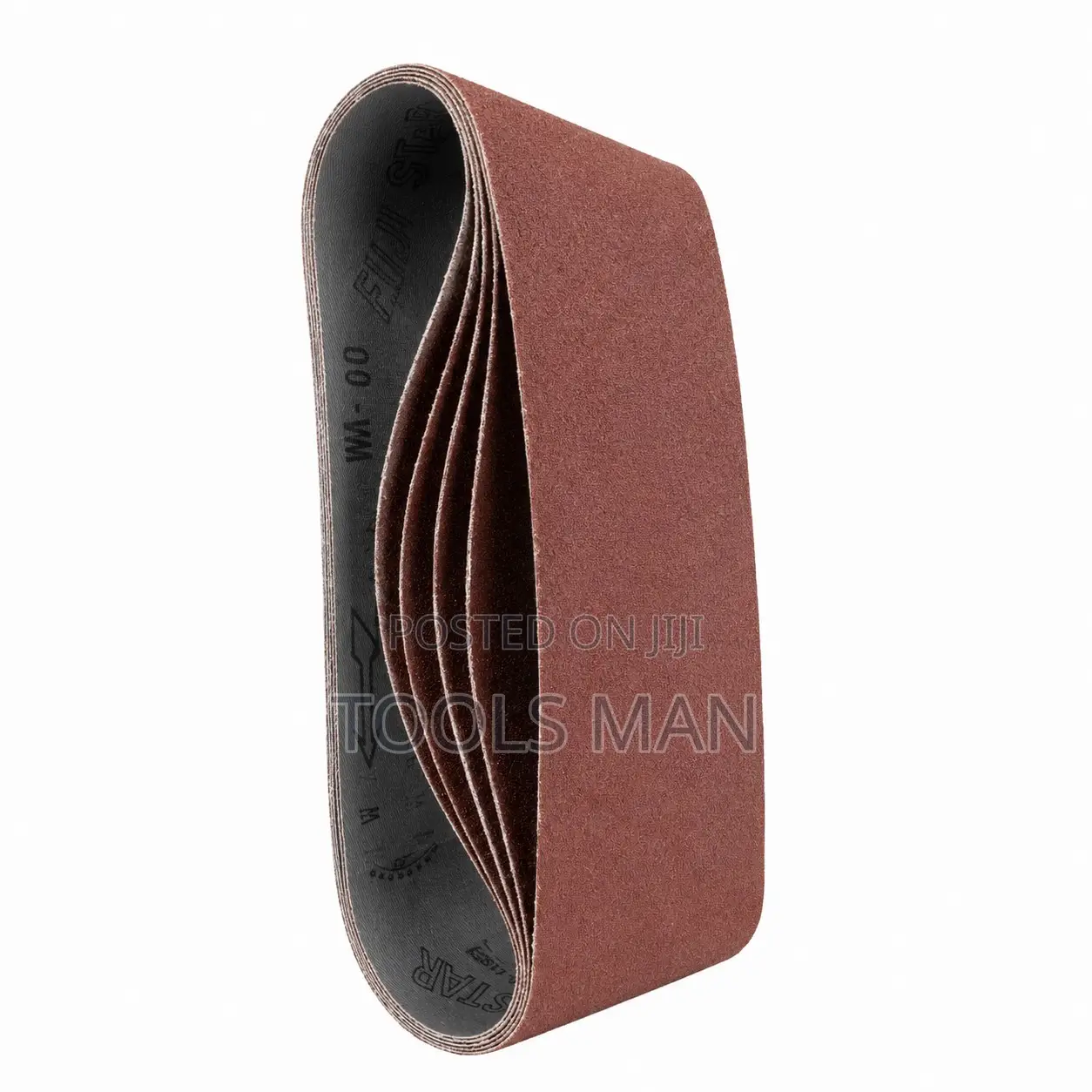 P60 Grit Makita Sanding Belt (4 X 24 Inch) 100 X 610mm -5-Piece Pack