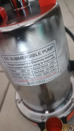 24V DC Solar Submersible Water Pump (280W)