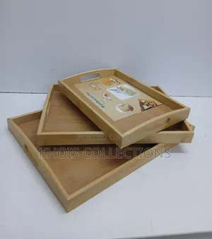 Quality 3 in 1 Bamboo Serving Trays
