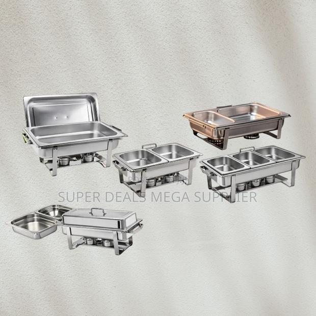 Buffet-Ready Stainless Steel Compartment Chafing Dish Food Warmer
