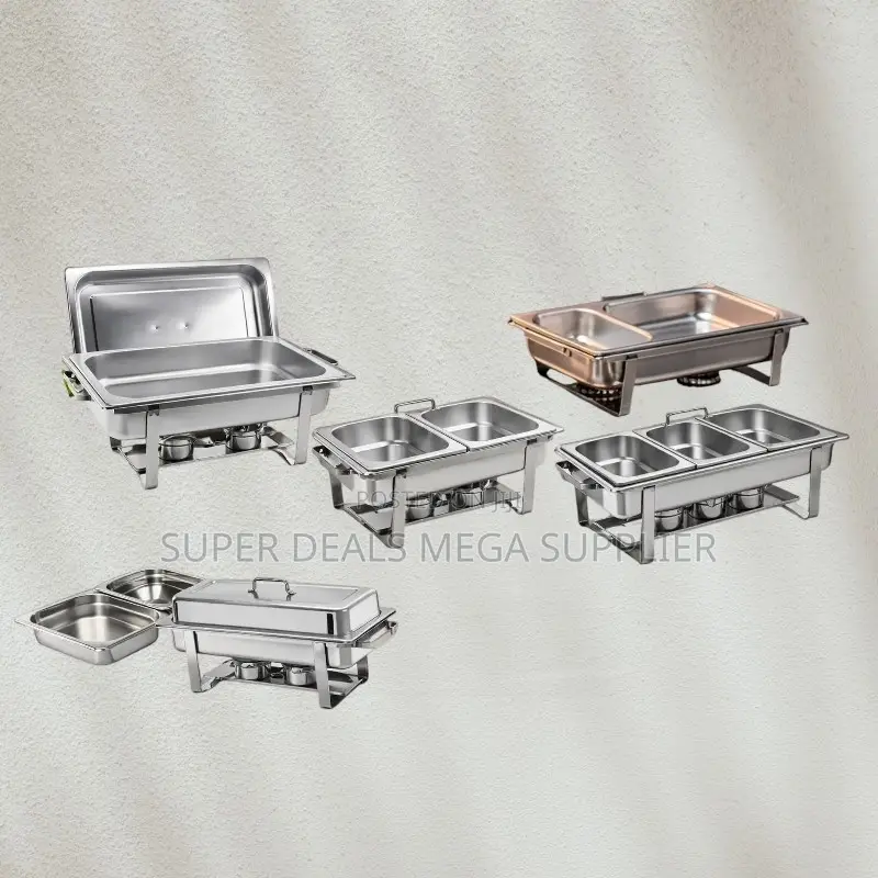 Buffet-Ready Stainless Steel Compartment Chafing Dish Food Warmer