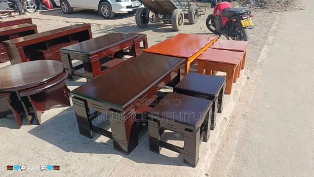Office Desk and Stool Set - thumbnail 2