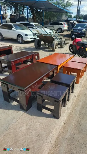 Office Desk and Stool Set
