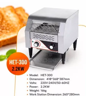 Durable Electric Conveyor Toaster 
Het-300