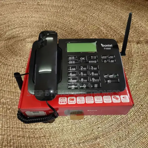 Bontel GSM Landline Desktop Phone Strong Quality Wireless