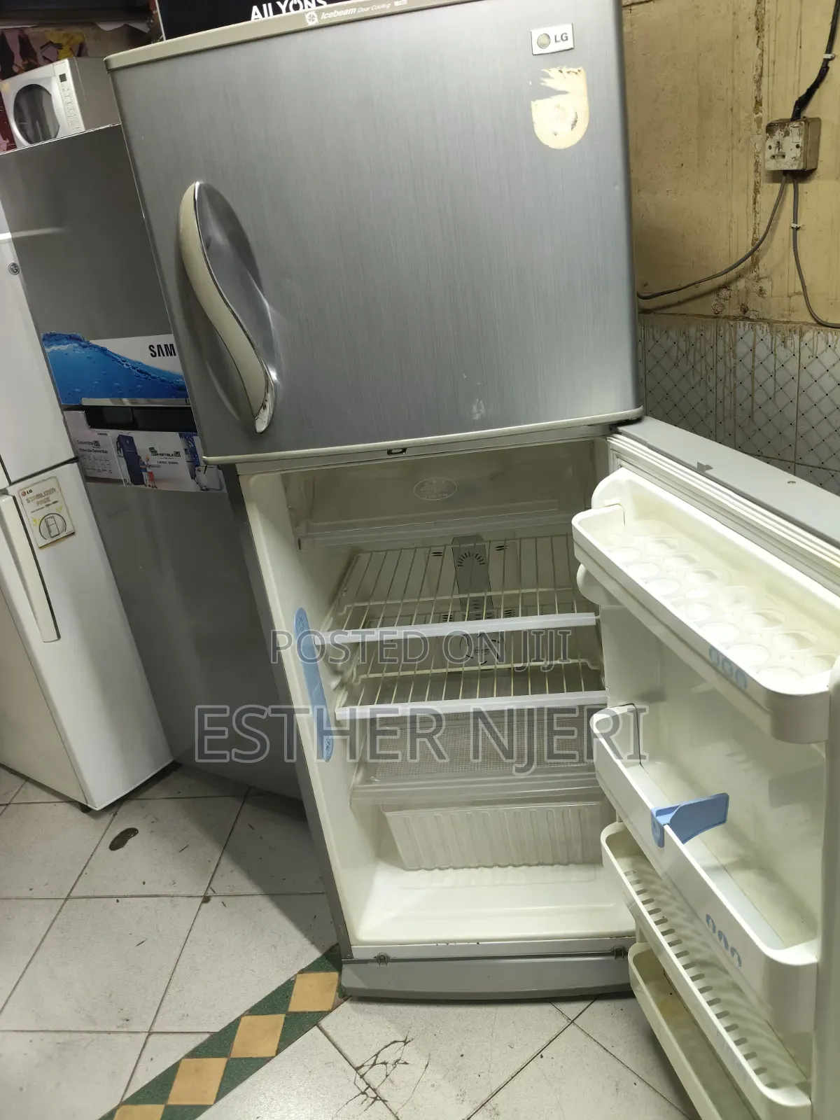 Pure Silver LG Double Doors Fridge