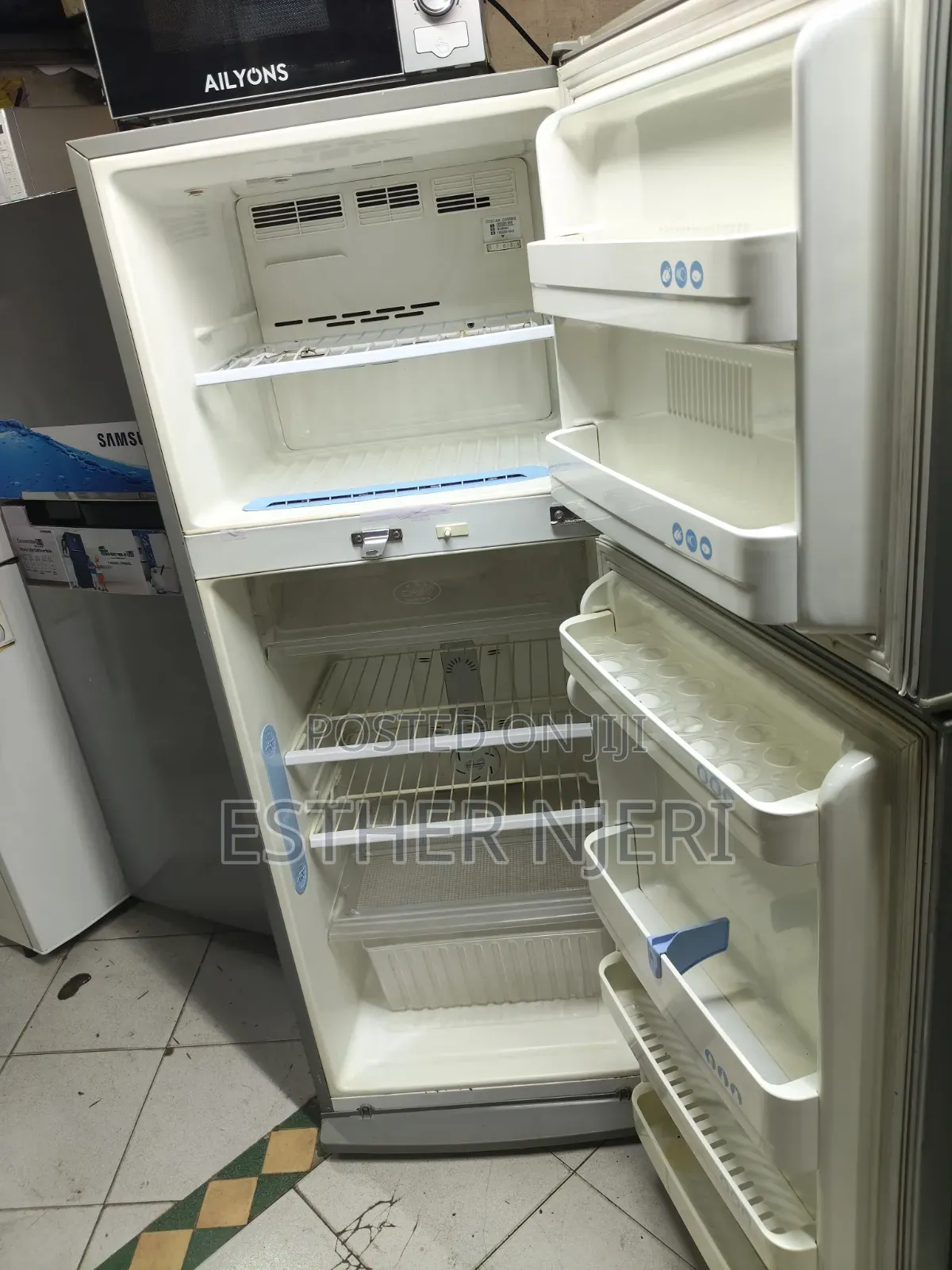 Pure Silver LG Double Doors Fridge
