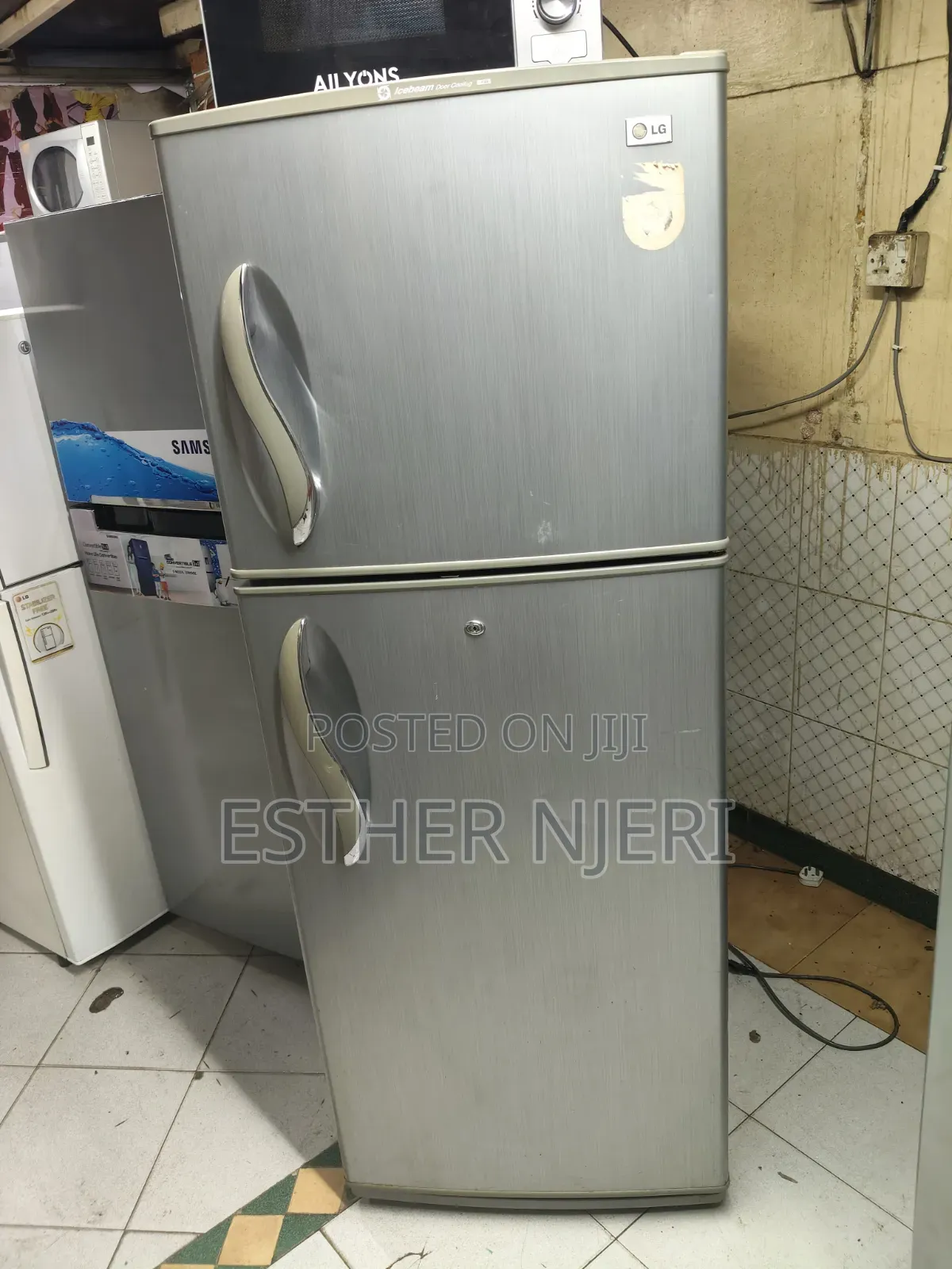 Pure Silver LG Double Doors Fridge
