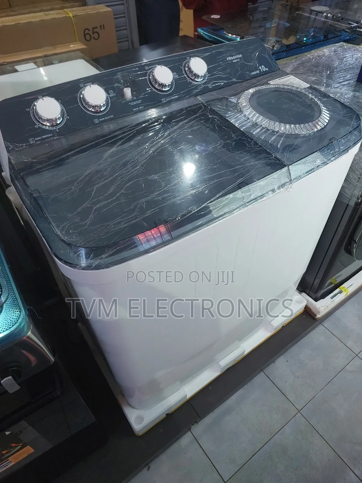 Stock
Hisense WSBE101 Twin Tub Washing Machine 10KG - White