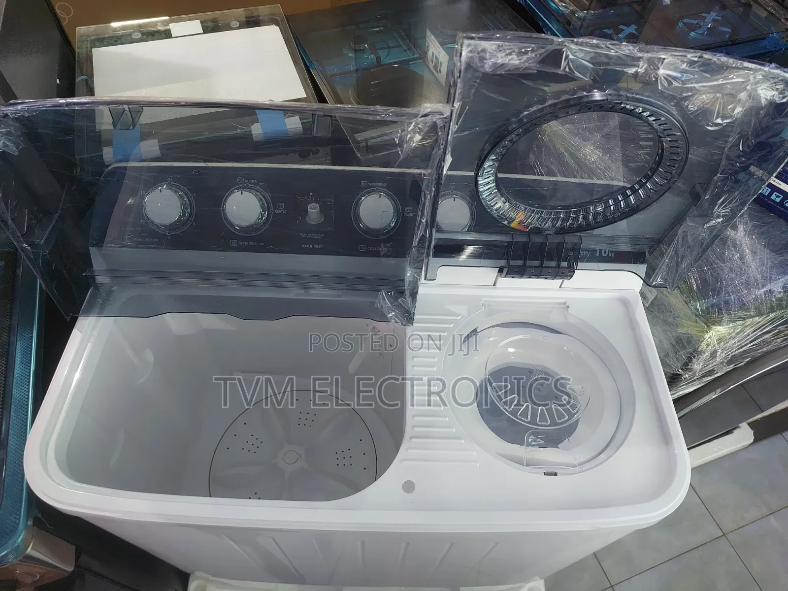 Stock
Hisense WSBE101 Twin Tub Washing Machine 10KG - White