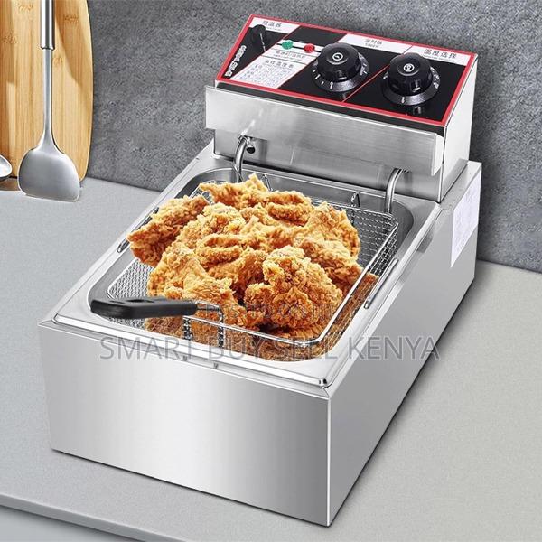 Powerful Heating Element 4l/6l/10l Electric Single Tank Deep Fryer - main view