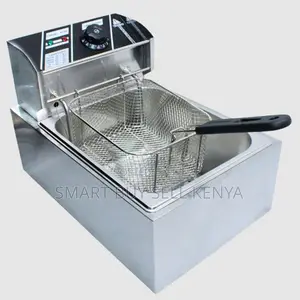 Easy Operation 4l/6l/10l Capacity Electric Single Tank Deep Fryer