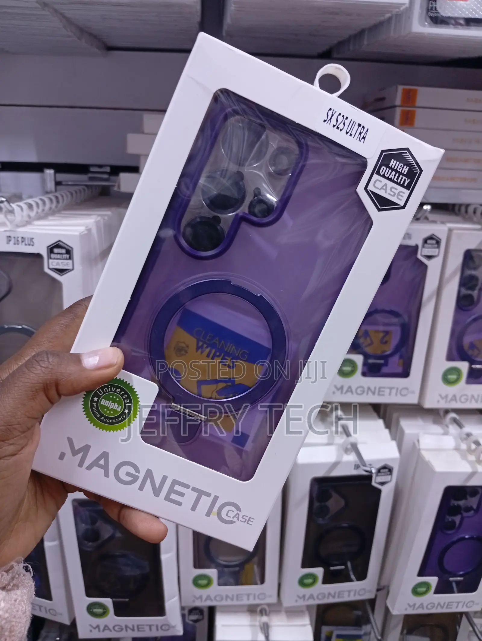 Samsung Galaxy S25 Purple Matte Magnetic Case