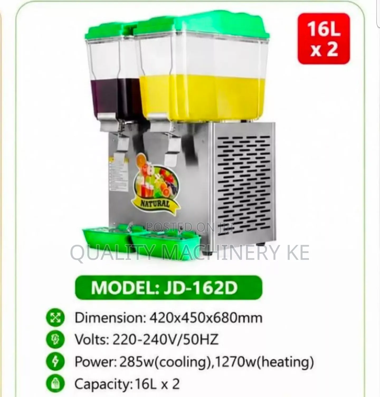 Professional 2slot Premier Juice Dispenser