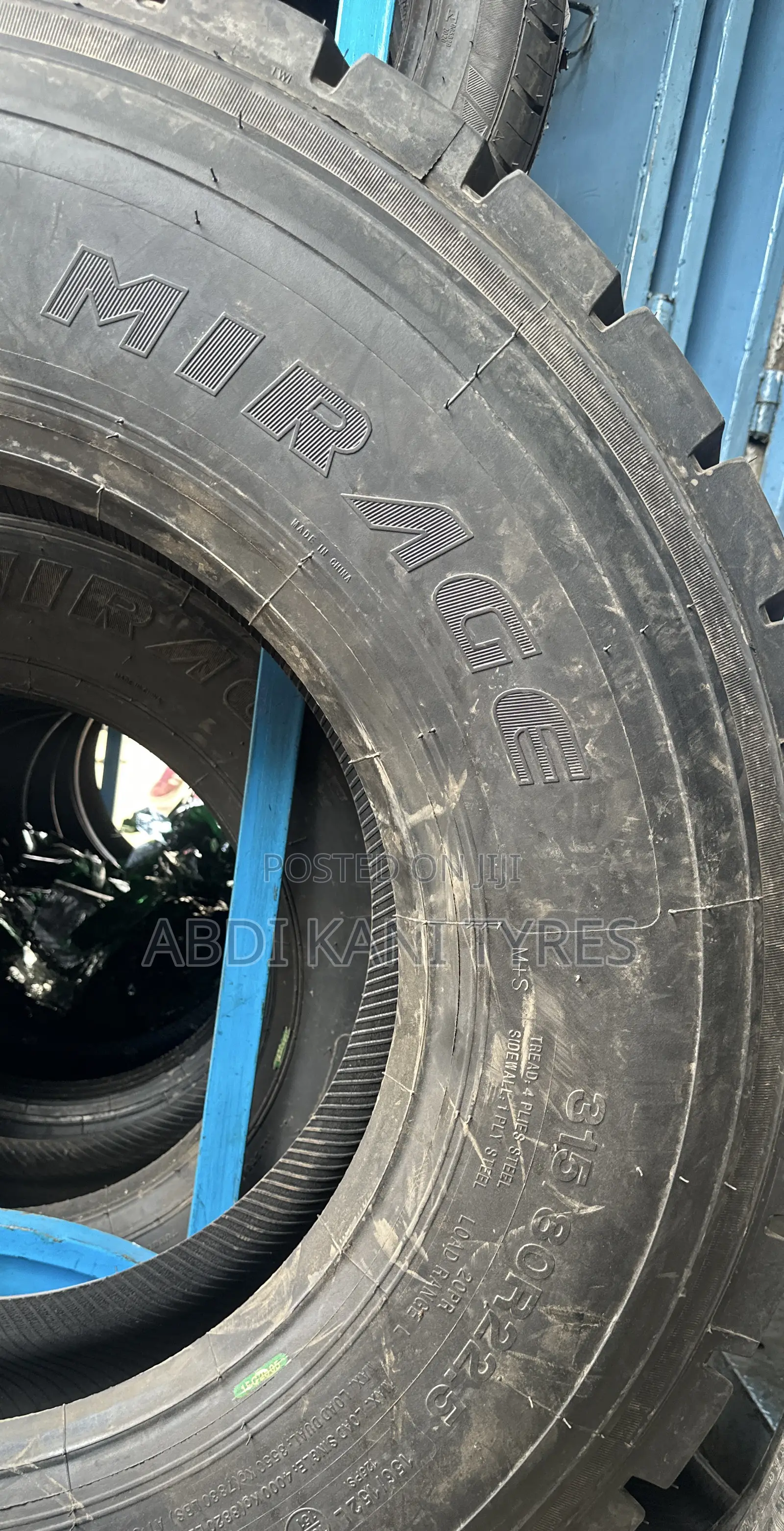 315/80r22.5 Mirage Tires (DIFF)