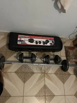 50kg Barbell and Dumbell Set