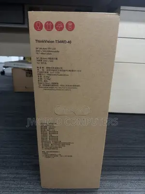 Lenovo Thinkvision T34wd-40 34"Ultrawide QHD Curved Monitor