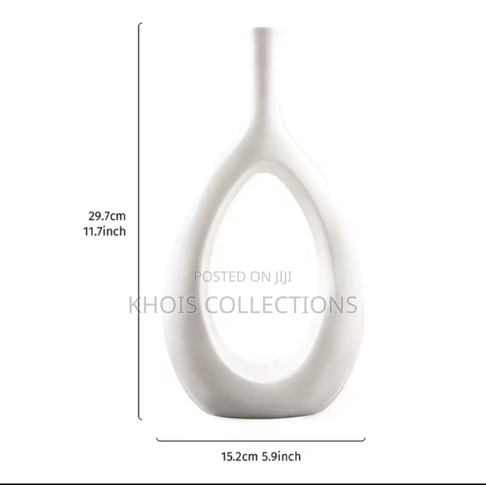 Ceramic Nordic Doughnut Vase