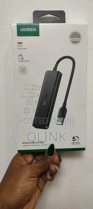 UGREEN 4-Port USB3.0 Hub With USB-C, UG- 70336