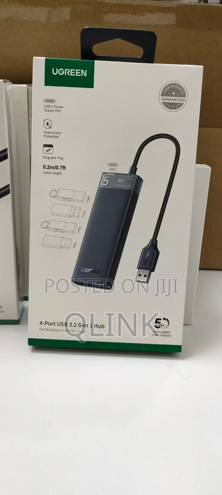 UGREEN USB 3.0 Hub With USB-C Port 1m -UG- 40850
