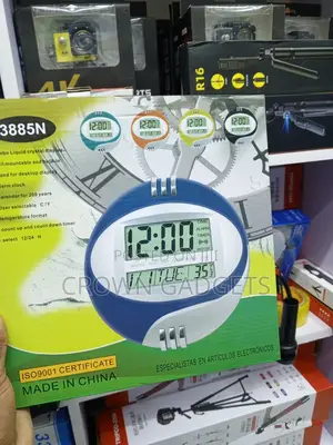 Kadio 3885N LCD Calendar Clock With Countdown Timer