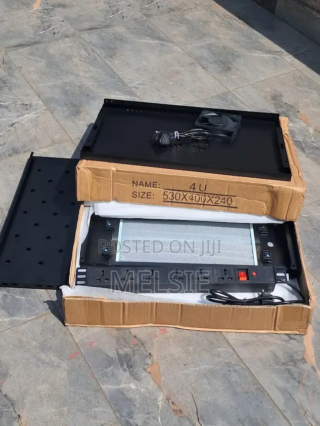 4U CCTV Rack Cabinet With PDU and Fan