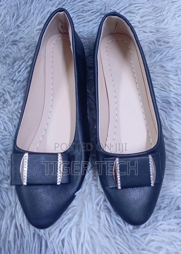 Black Light Brown Pointed-Toe Flat Doll Shoes Office Professionalism