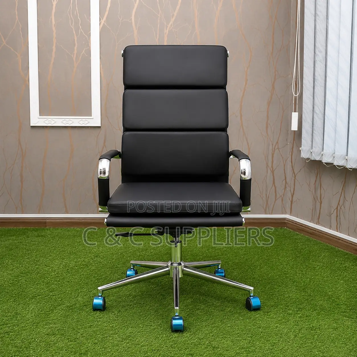 Swivel Leather Home Computer Seat