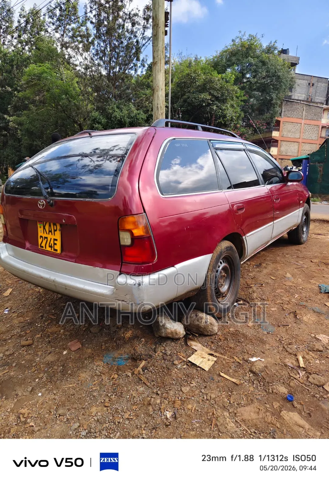 Toyota Corolla G-Touring 1995 Maroon