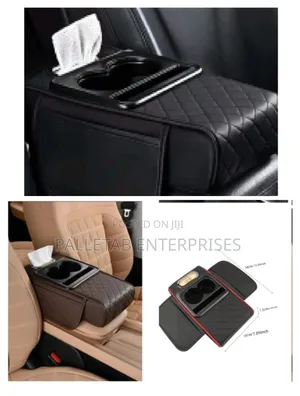Universal Car Armrest Pad With Cup Holder