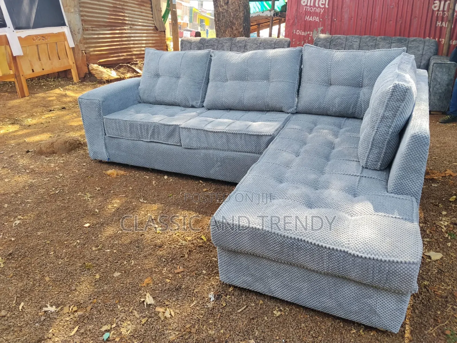 5seater L-Shaped Sofa :Free Delivery