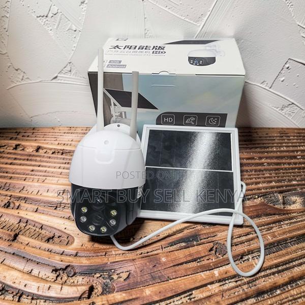Full Color Night Vision 4G PTZ Security Motion Sensor Solar Camera