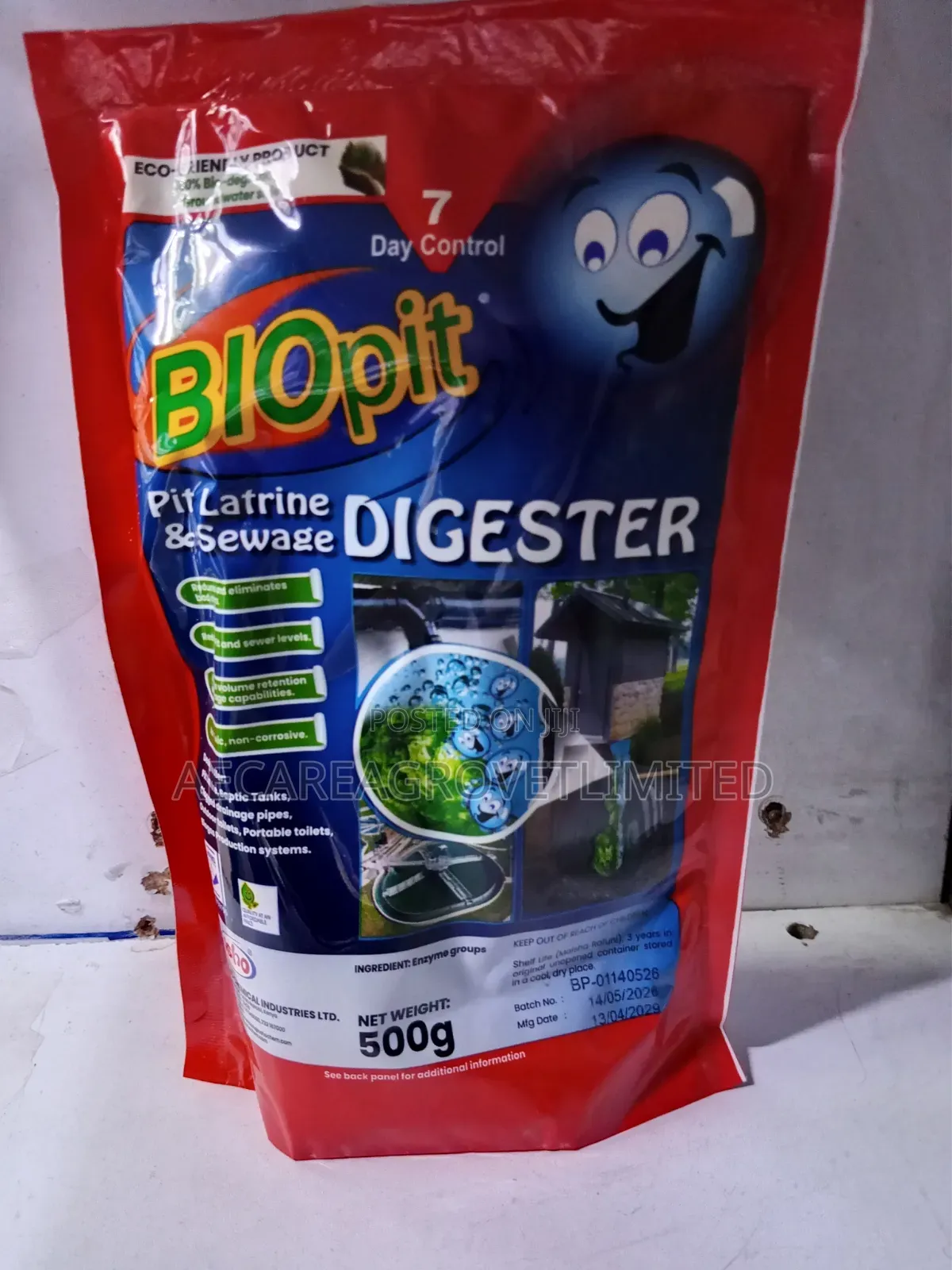 Biopit Pit Latrine and Sewage Digester