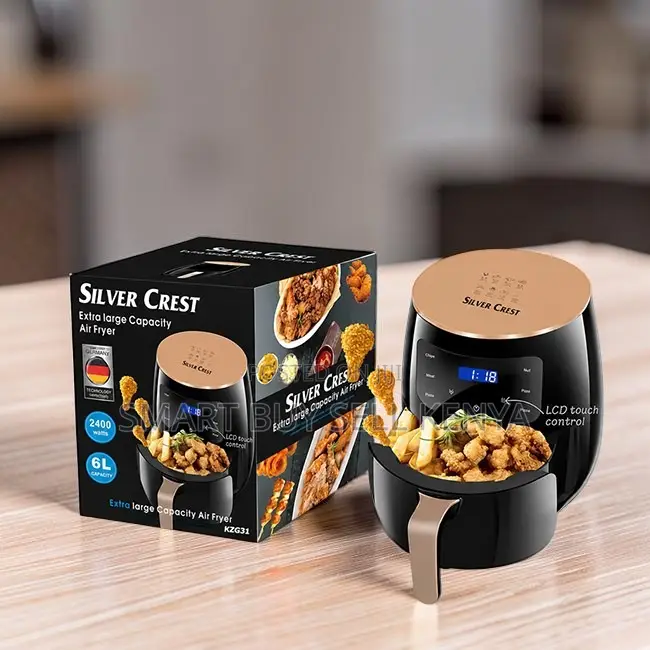 Hot Air Silver Crest 4/5/6/8l Touch Screen Digital Air Fryer