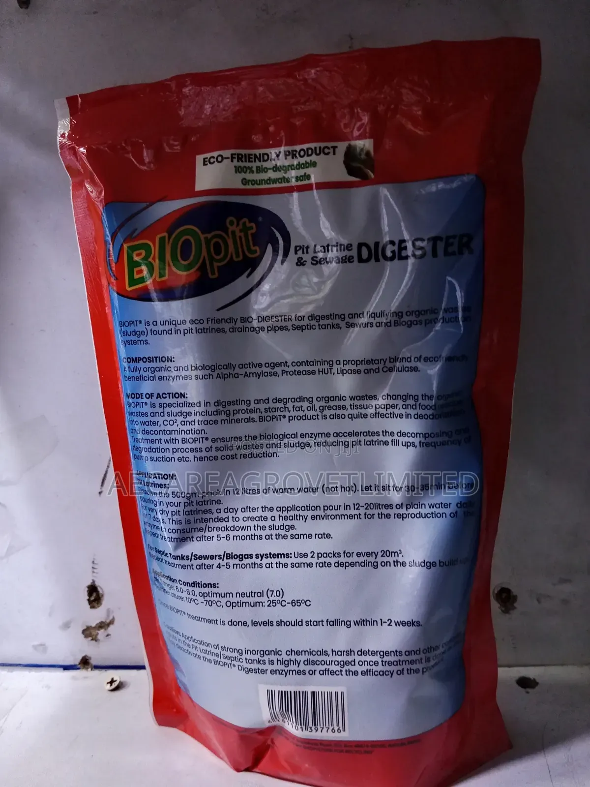 Biopit Pit Latrine and Sewage Digester