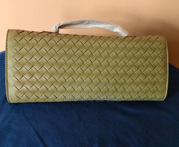 Woven Soft Leather Clutch Bag - thumbnail 2