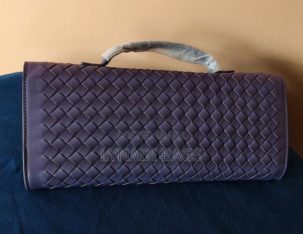 Woven Soft Leather Clutch Bag - thumbnail 6
