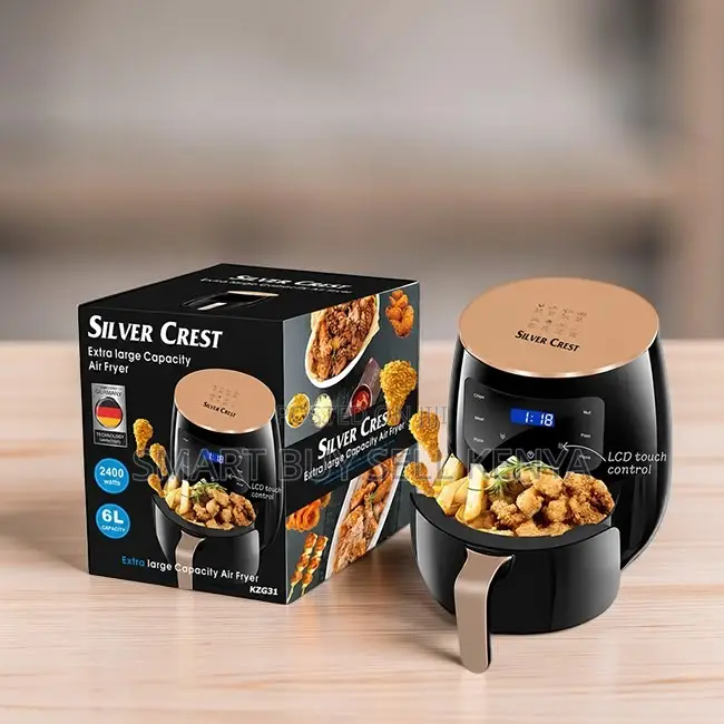 Multifunctional Silver Crest 4/5/6/8l Touch Screen Digital Air Fryer
