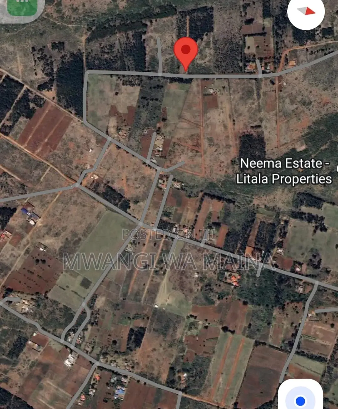 1 Acre and 1/4 Land for Sale-Kikuyu Thigio