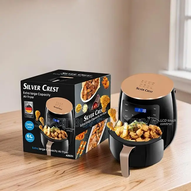 Fast- Cooking Silver Crest 4/5/6/8l Touch Screen Digital Air Fryer